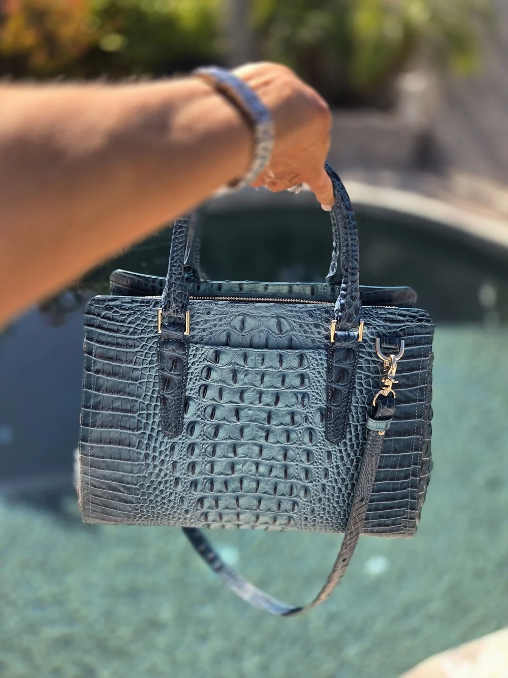 Brahmin stylish blue